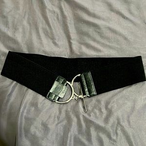 Black Chico’s stretch belt m/l